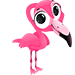 Срисовки фламинго - распечатать, скачать бесплатно