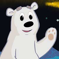 Срисовки белый медведь - распечатать, скачать бесплатно