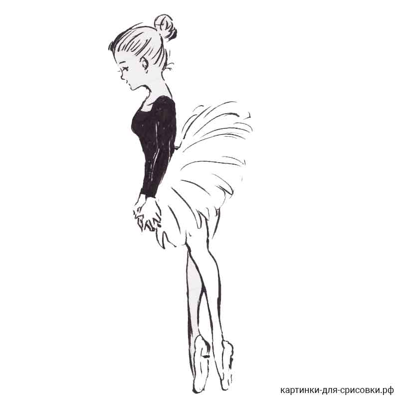 милая девочка балерина - распечатать, скачать бесплатно