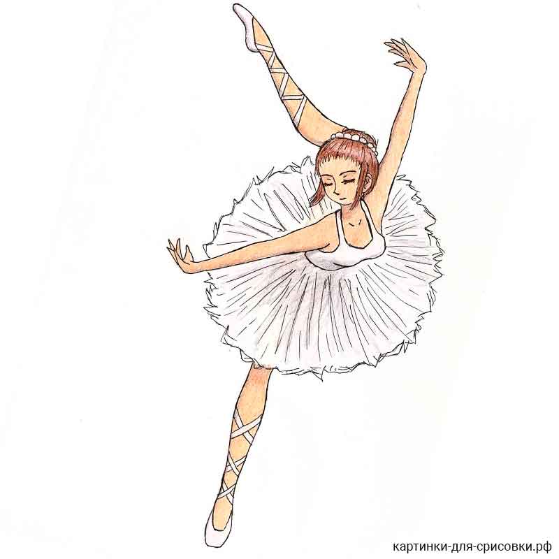 рыженькая балерина - распечатать, скачать бесплатно
