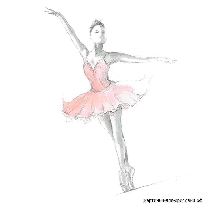 страстная балерина - распечатать, скачать бесплатно