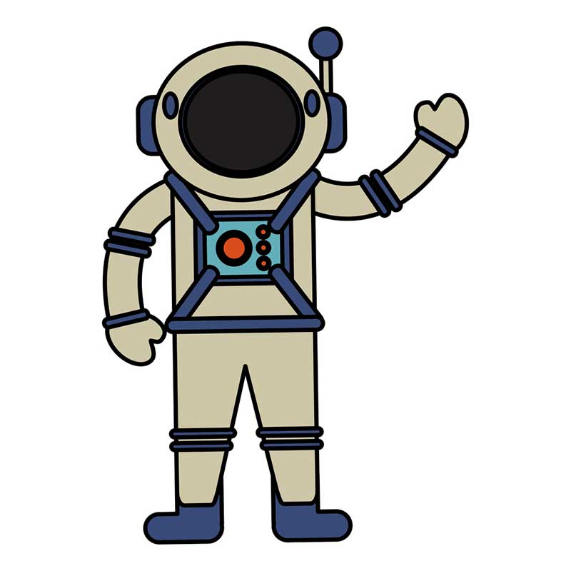 старый костюм космонавта - распечатать, скачать бесплатно