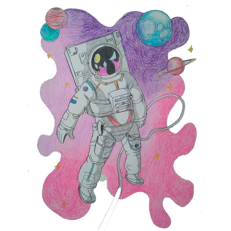 Космонавт рисунок цветной. Космические рисунки. Космонавт для срисовки. Космонавт раскраска. Нарисовать Космонавта.