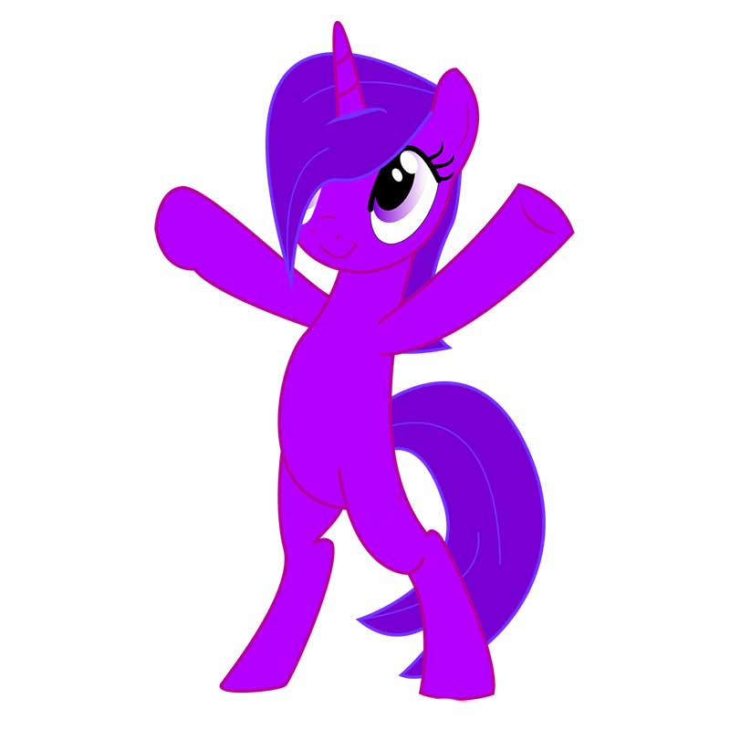 Литл пони фиолетовая