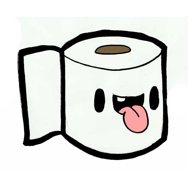 улыбчивая туалетная бумага сквиши - распечатать, скачать бесплатно