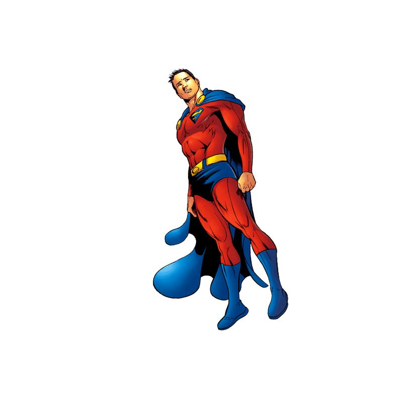 мощный супермен - распечатать, скачать бесплатно